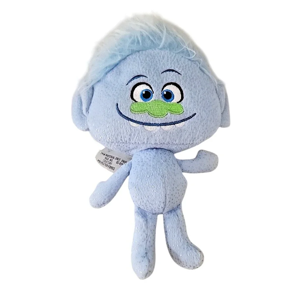 Hasbro DreamWorks‎ Trolls Guy Diamond Glitter Plush Doll B7616 Blue Sparkle 2015